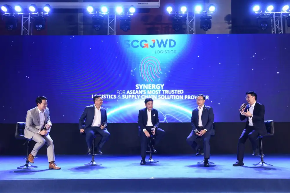 'SCGL x JWD' ประกาศดีลรวมกิจการ ผสานความแข็งแกร่งขยายธุรกิจระดับภูมิภาค ขึ้นแท่นผู้นำด้านบริการโลจิสติกส์และซัพพลายเชนแบบครบวงจรรายใหญ่ที่สุดในอาเซียน