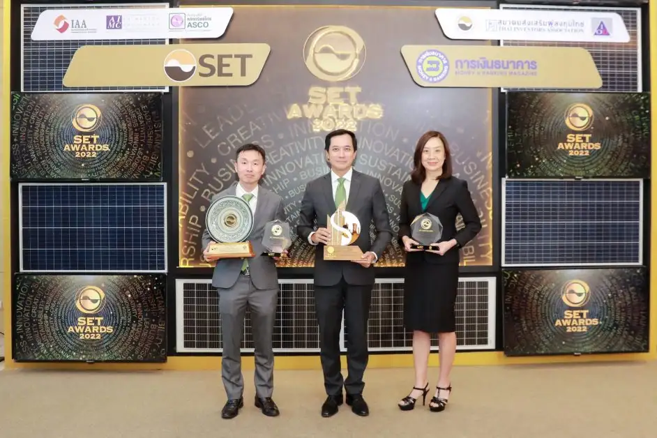 Excellent! KBank garners four awards from the SET Awards 2022