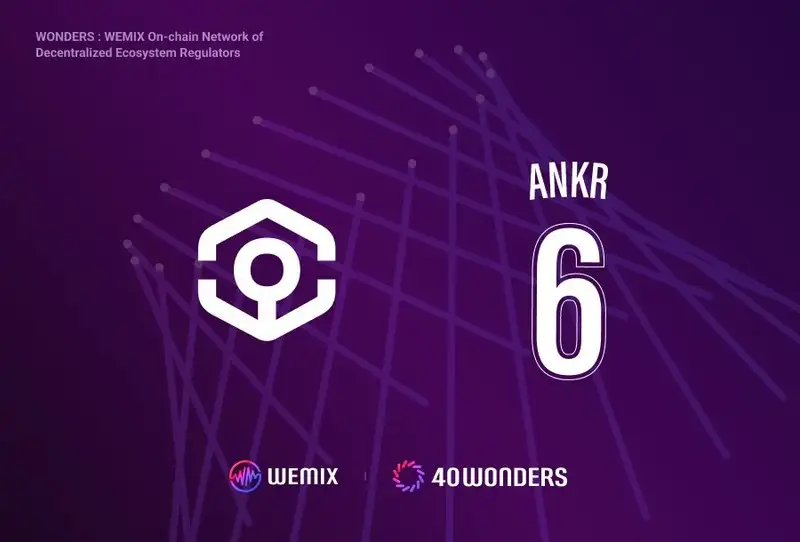 WEMIX3.0 welcomes Ankr as a NCP and 'WONDER 6'