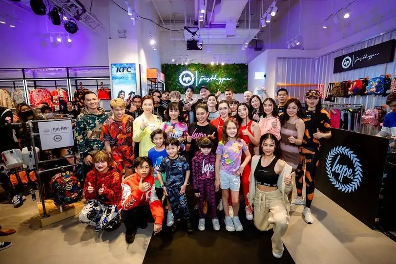 Hype invites Sandy to join launch of first flagship store in Thailand Ready to join forces in motorsport together next year