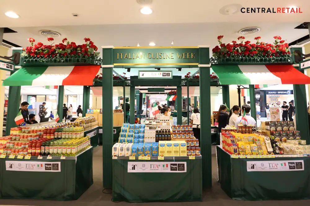 Tops joins the Embassy of Italy and Italian Trade Agency to present  the first 'Italian Cuisine Week' of the year