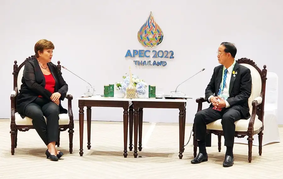 IMF มองศก.เอเปคโตต่อเนื่อง แม้เงินเฟ้อสูง ชมนโยบายการคลังไทย บริหารหนี้สาธารณะดี