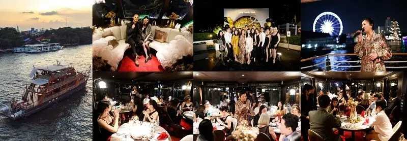 LINE Family Club เติมความสุขให้ผู้ประกอบการพาล่องเรือดินเนอร์หรู ชมสองฝั่งเจ้าพระยา