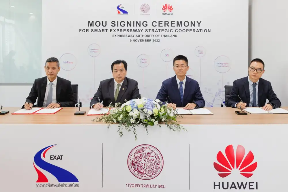 Expressway Authority of Thailand Partners with Huawei to Build the First Smart Expressway Project in Thailand