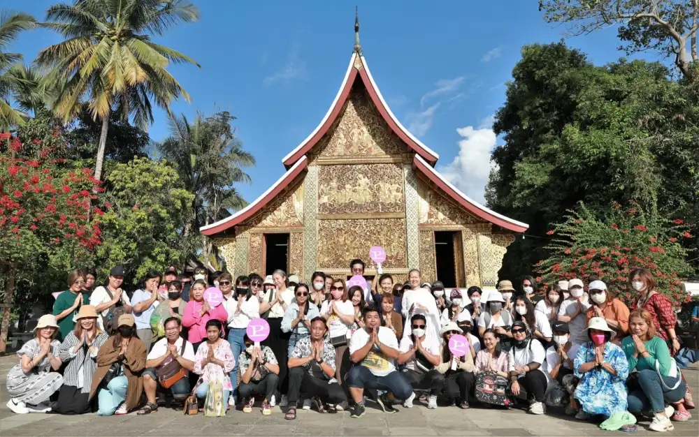 P5 Group พาพนักงานข้ามแม่น้ำโขงนั่งรถไฟฟ้าความเร็วสูงเที่ยวลาว