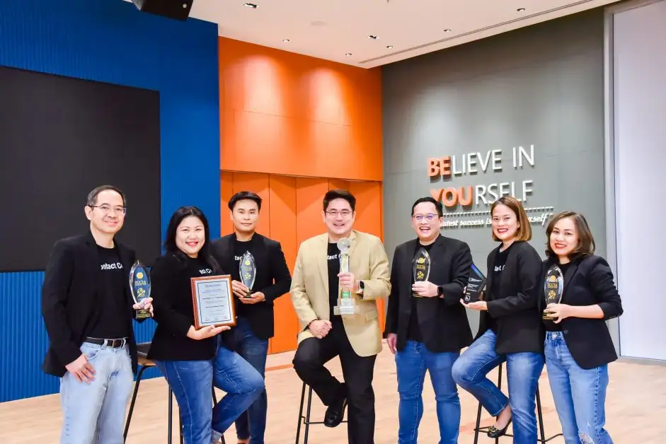 KBank wins two distinguished contact center awards from international organizations and Thailand's best contact center of the year award from TCCTA
