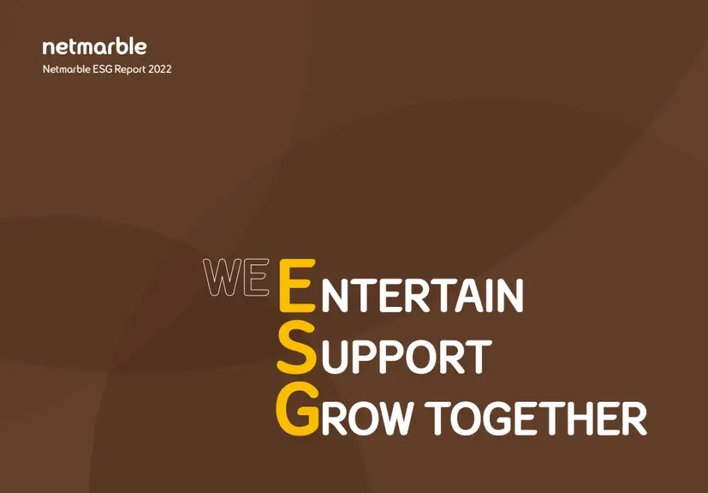เน็ตมาร์เบิ้ล ผู้พัฒนาเกมมือถือชั้นนำเกาหลีใต้ เผยรายงาน ESG ปี 2565