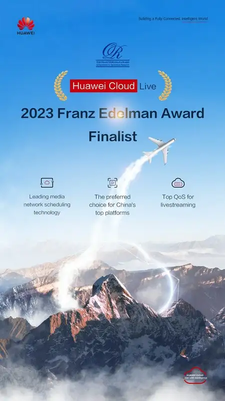 Huawei Cloud Becomes a Franz Edelman Award Finalist