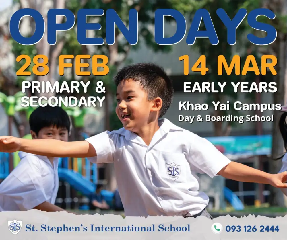 St. Stephen's Khao Yai - Open Days 2023