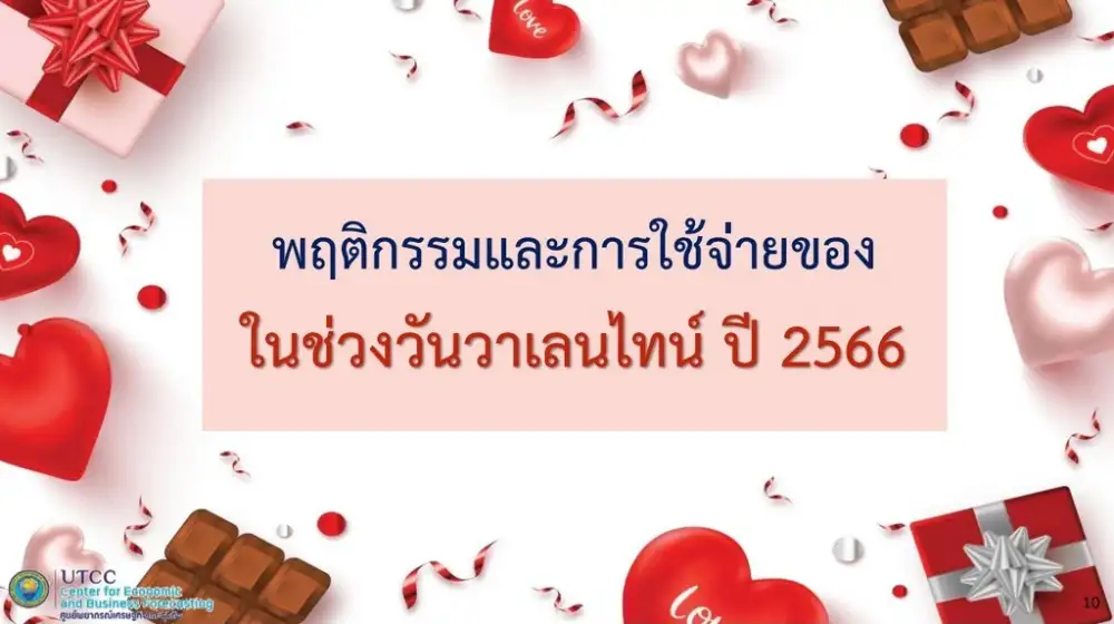 โพลเผยวาเลนไทน์ '66 คึกคักสุดรอบ 4 ปี คาดเงินสะพัด 2.4 พันลบ.