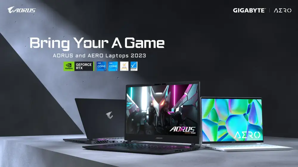 GIGABYTE เปิดตัวแล็ปท็อปเกมมิ่ง AORUS 17 และ AORUS 15 พร้อมแล็ปท็อปสำหรับครีเอเตอร์ AERO 14 OLED มอบประสิทธิภาพที่พกพาไปได้ทุกที่!