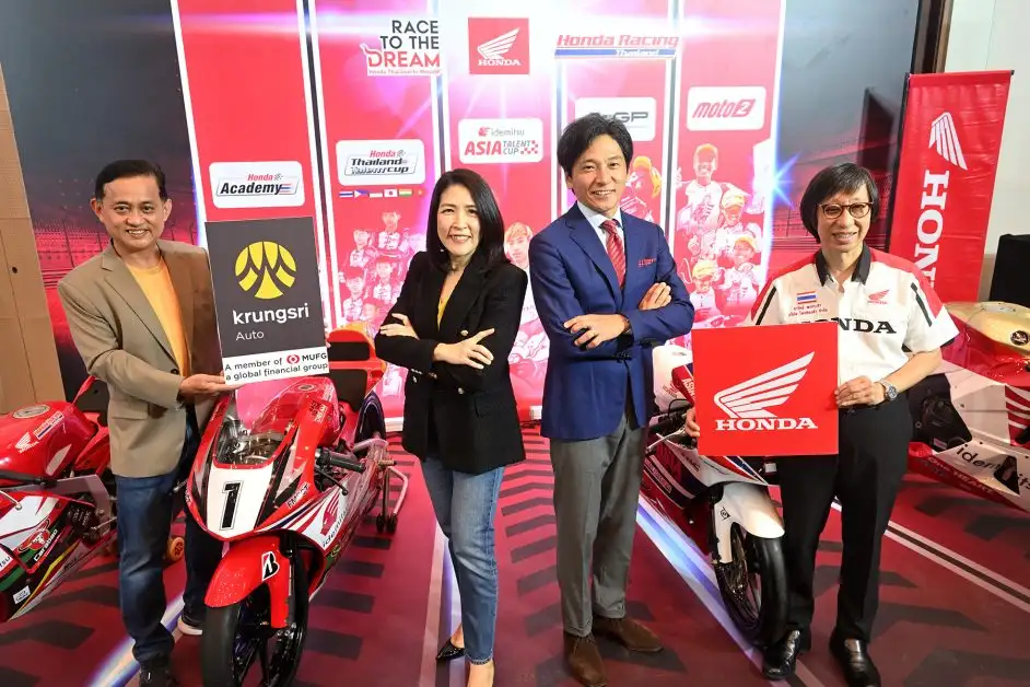Krungsri Auto revs up Sports Marketing strategy with Honda Racing Thailand partnership