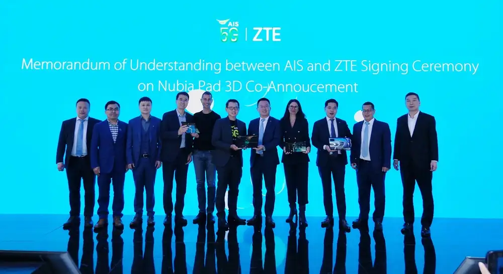 แซดทีอีจับมือ AIS เปิดตัวแท็บเล็ตเอไอ 3 มิติโดยไม่ต้องสวมแว่น เตรียมขายในไทย Q2/66