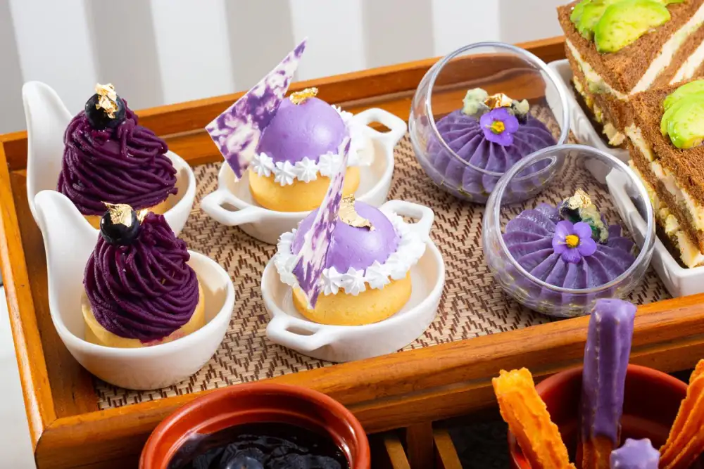 Meli? Chiang Mai's New Afternoon Tea Makes a Splash with Purple