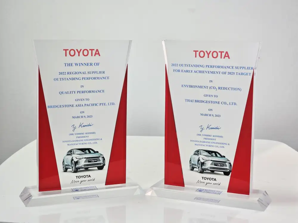 Bridgestone Wins Two Awards,