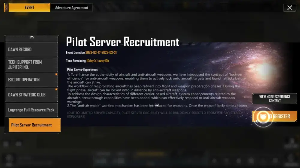 Exploring the Unknown, Pioneering the Future - Official Launch of Infinite Lagrange's First Pilot Server