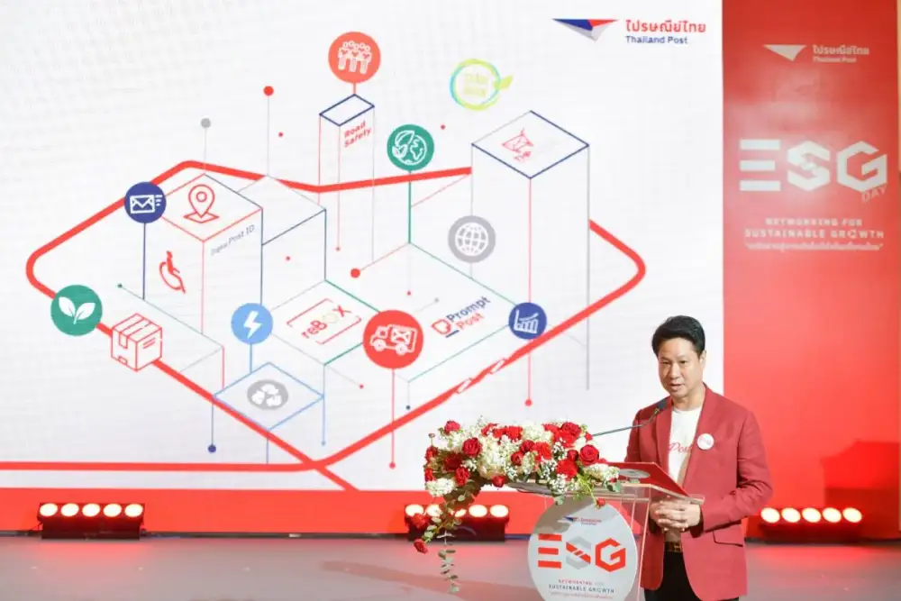 ดีอีเอส - ไปรษณีย์ไทยผนึก 50 องค์กรชั้นนำเดินหน้าสู่ ESGพร้อมเปิดยุทธศาสตร์องค์กรกับการส่งพลังสุดอิมแพคสร้างเศรษฐกิจและสังคม ตามเจตนารมณ์โลก