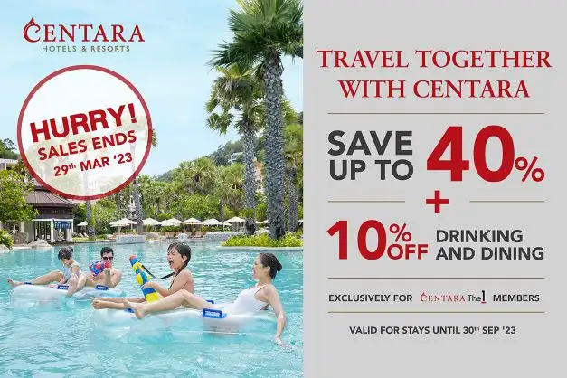 Travel Together with Centara Offers Members-Only Perks and Savings for 8 Days Only