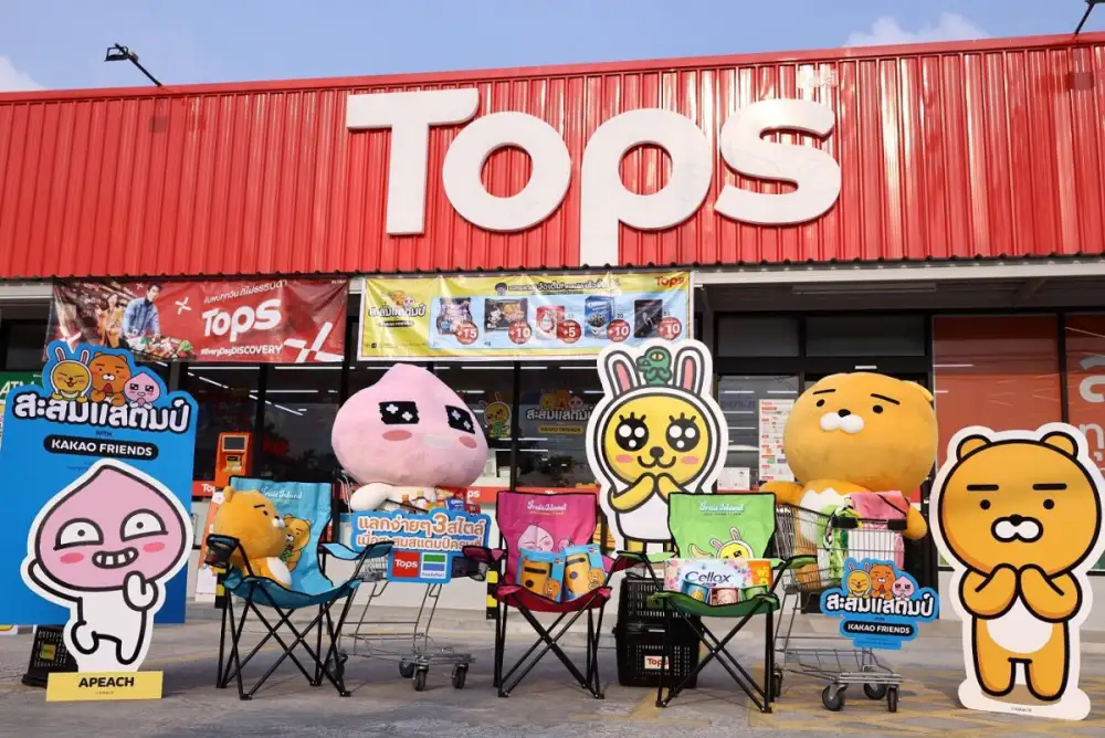 ท็อปส์ ยกขบวนคาแรคเตอร์ยอดฮิตอันดับ 1 จากเกาหลี เปิดตัวแคมเปญ 