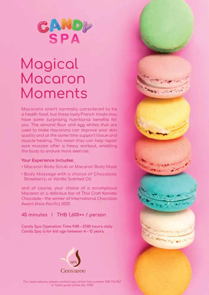 Magical Macaron Moments at Candy Spa Centara Grand Mirage Beach Resort Pattaya