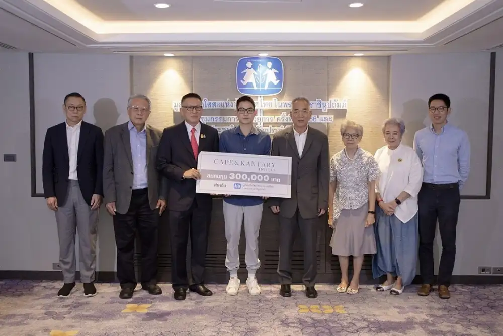 Cape & Kantary Hotels Donates 300,000 Baht to SOS Children's Villages Thailand