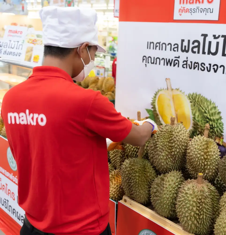 ชาวสวน จับมือ แม็คโคร กระจายผลไม้ตรงถึงมือผู้บริโภคต่อเนื่อง ปลุกพลังเกษตรกรรายเล็ก