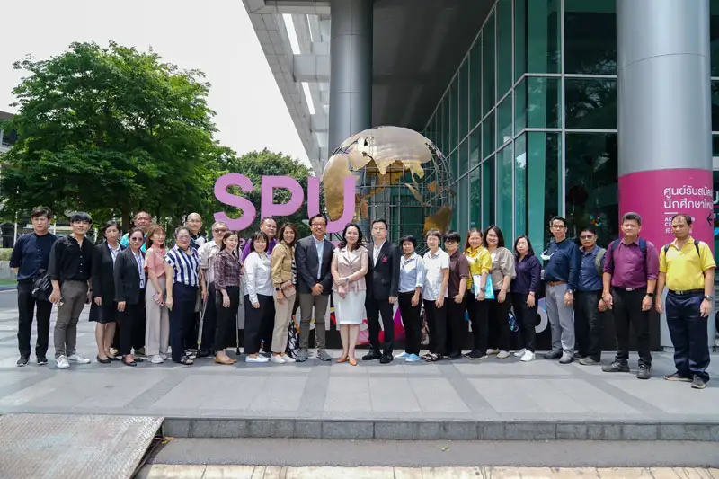 กลุ่มงานมาตรฐานและบริการการศึกษา ม.ศรีปทุม ต้อนรับ ม.ราชภัฎเชียงราย เข้าเยี่ยมชมและศึกษาดูงานด้านวิชาการและการจัดการเรียนการสอน