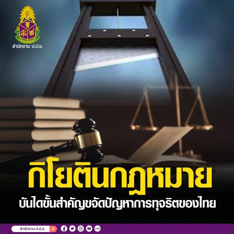 กิโยตินกฎหมาย บันไดขั้นสำคัญขจัดปัญหาการทุจริตของไทย