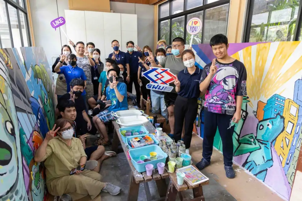 JPARK ร่วมกับ รฟม. จัดกิจกรรมเพื่อสังคมผลักดันผลงาน ผู้มีความต้องการพิเศษมูลนิธิ ณ กิตติคุณ