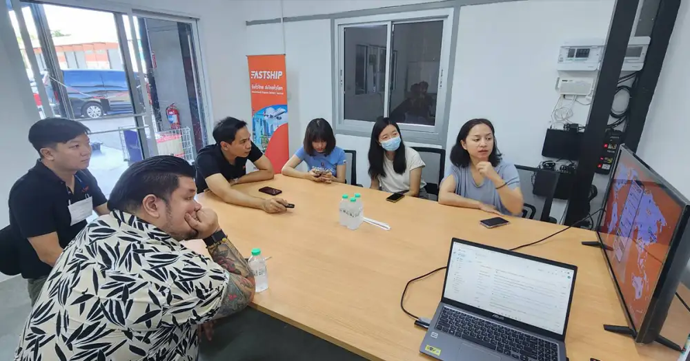 FASTSHIP ให้การต้อนรับทีมงาน Customer Insight Benchmarking จาก Amazon.com