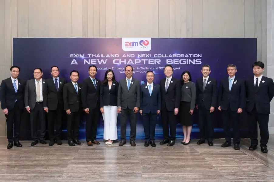 EXIM BANK จับมือ NEXI คุ้มครองความเสี่ยงผู้ประกอบการไทย-ญี่ปุ่น สู่ตลาดลุ่มน้ำโขง