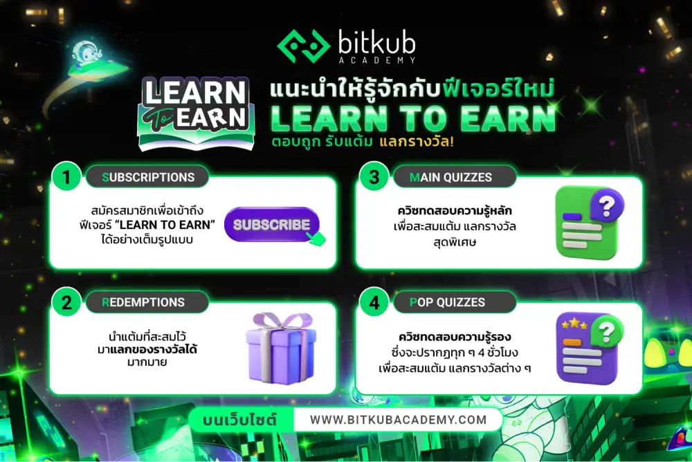 Bitkub Academy ร่วมกับ CARDANO และ EMURGO Cardano จัดกิจกรรมสุดพิเศษ