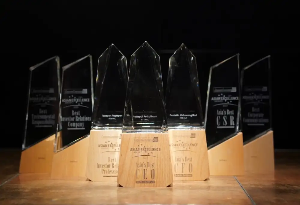 PTT Received Seven Asian Excellence Awards With The Most Wins In Thailand, Proving Its Global Excellence In Corporate Governance