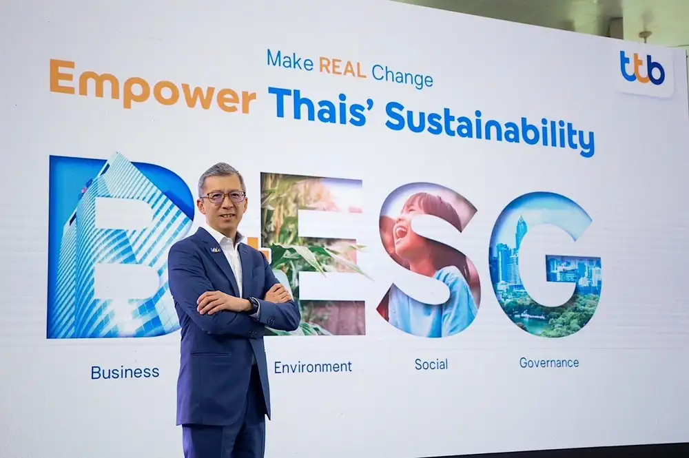 ทีทีบี ชูธง B+ESG ตอกย้ำเส้นทางความสำเร็จสู่