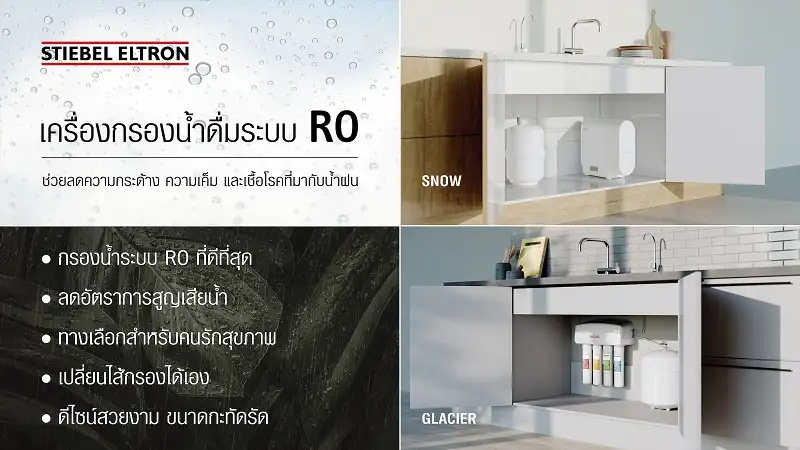เทคนิคเลือกเครื่องกรองน้ำในฤดูฝน บริสุทธิ์ ดื่มอร่อย ไม่เค็มไม่กร่อย ปราศจากสารอันตราย