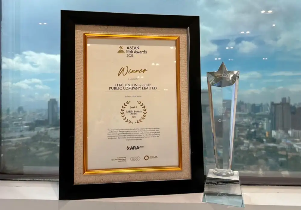 Thai Union recognized for excellence in Environmental & Social Risk Management at ASEAN Risk Awards