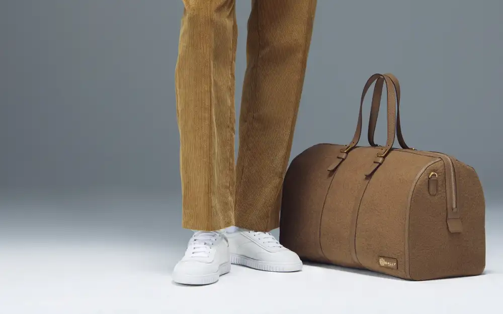 Bally introduces the Pennant Motif — inspired by the house archive and unveils the Player sneakers