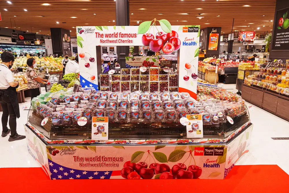 Northwest Cherries, Central Food Retail and Tops invite you to indulge in cherries from Northwest region of U.S.A.