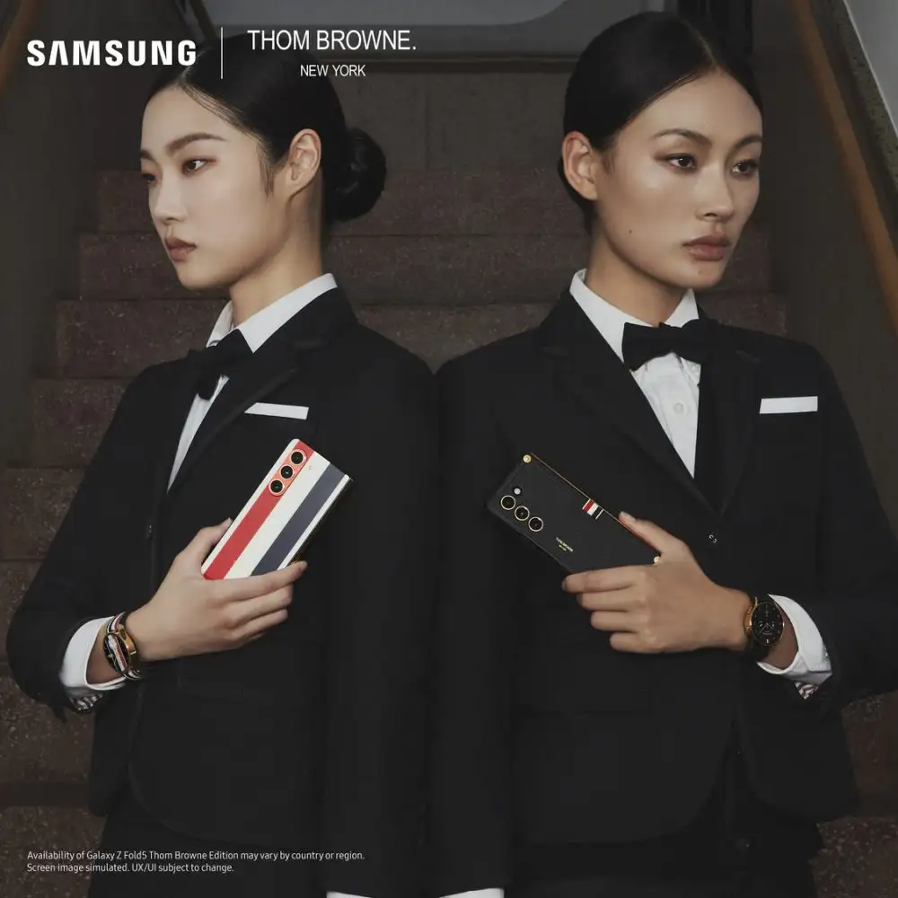 ซัมซุงและ Thom Browne เปิดตัวคอลเลคชันสุดพิเศษใน Galaxy Z Fold5