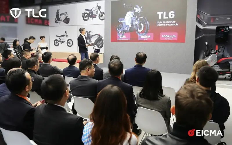 TAILG's New Brand TLG Makes Spectacular Debut at EICMA in Milan, Italy
