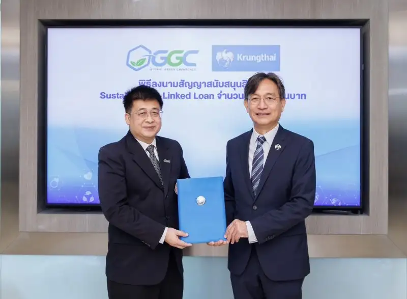 GGC จับมือ กรุงไทย ลงนาม Sustainability-Linked Loan 2,000 ล้านบาท ตอบโจทย์ธุรกิจยั่งยืน