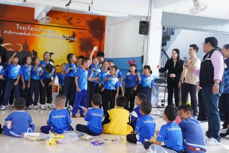 Building Community Partnerships through UP CSV at Ban Sra School, Phayao Province