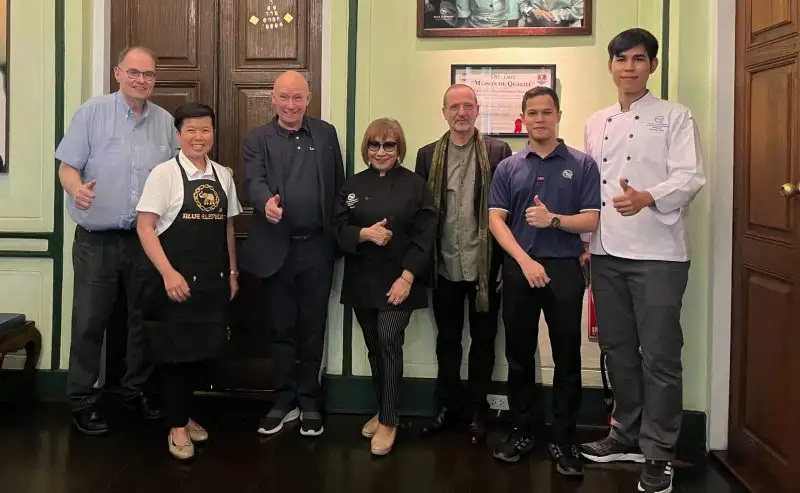 Master Chef Nooror Somany Steppe Welcomes Top Executives from Sasin School of Management to the Blue Elephant Cooking School & Restaurant Bangkok