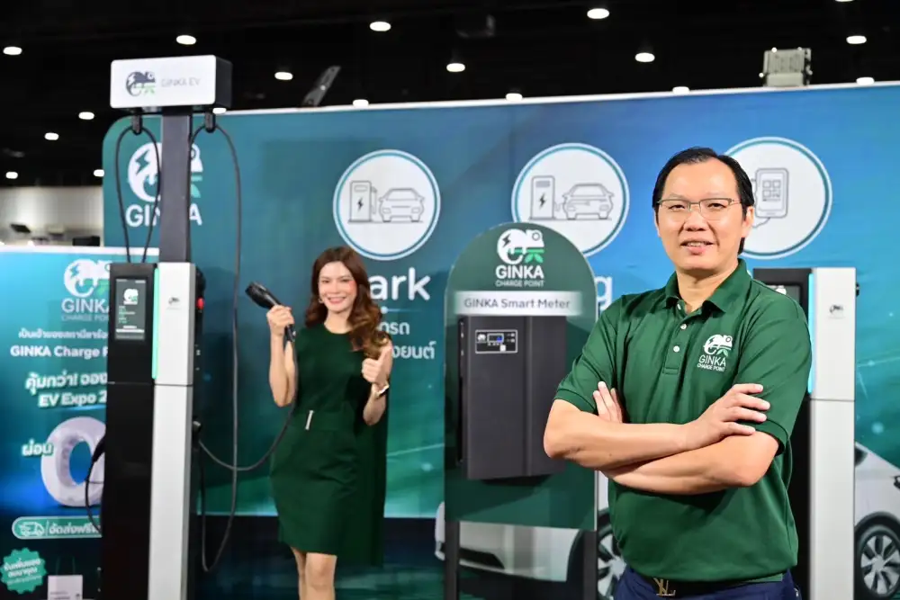 FSMART ชูเรือธงใหม่ GINKA-เต่าบินคาเฟ่ จุดพลุทรานสฟอร์มสู่ปั๊ม EV ครบวงจรดันปี 67 โตทะลุ 10%