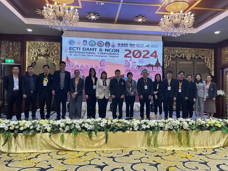 The School of Information and Communication Technology Attended the Opening Ceremony of the International Academic Conference DAMT & NCON 2024, Where Researchers Presented their Research Results.
