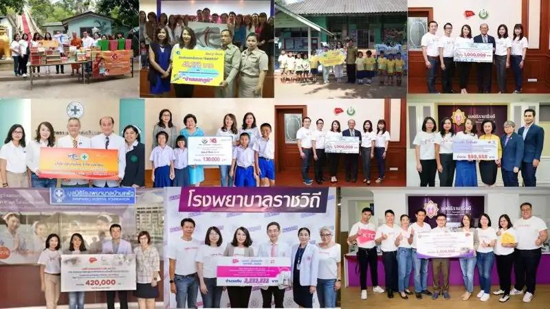 12 Years of Love & Share: KTC Outsource Sales Distribution Team Donates Over 4 Million Baht to Society