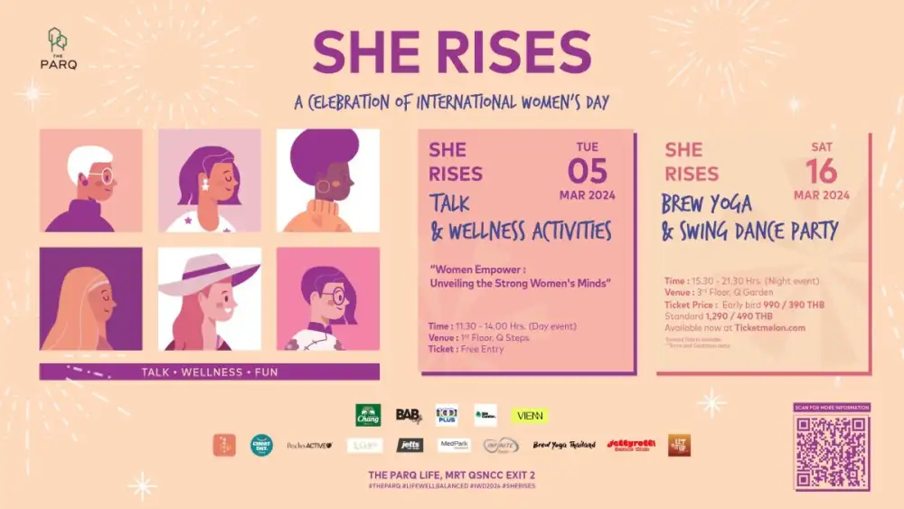 Celebrate an International Women's Day and ignite women's strength to awake the unstoppable energy with