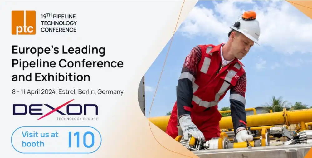 DEXON ร่วมงานเทคโนโลยีท่อนำส่งในยุโรป PTC โชว์นวัตกรรมตรวจสอบท่อด้วยคลื่นเสียงความถี่สูง