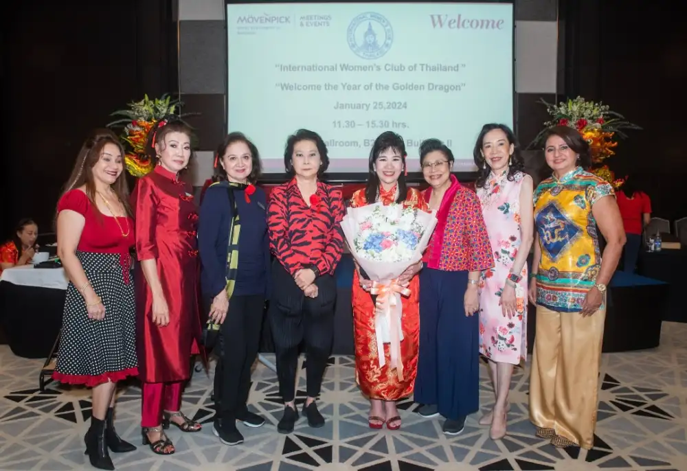 International Women's Club of Thailand Organises First Business Meeting of the Year of the Dragon & Luncheon at Movenpick Hotel, Sukhumvit 15
