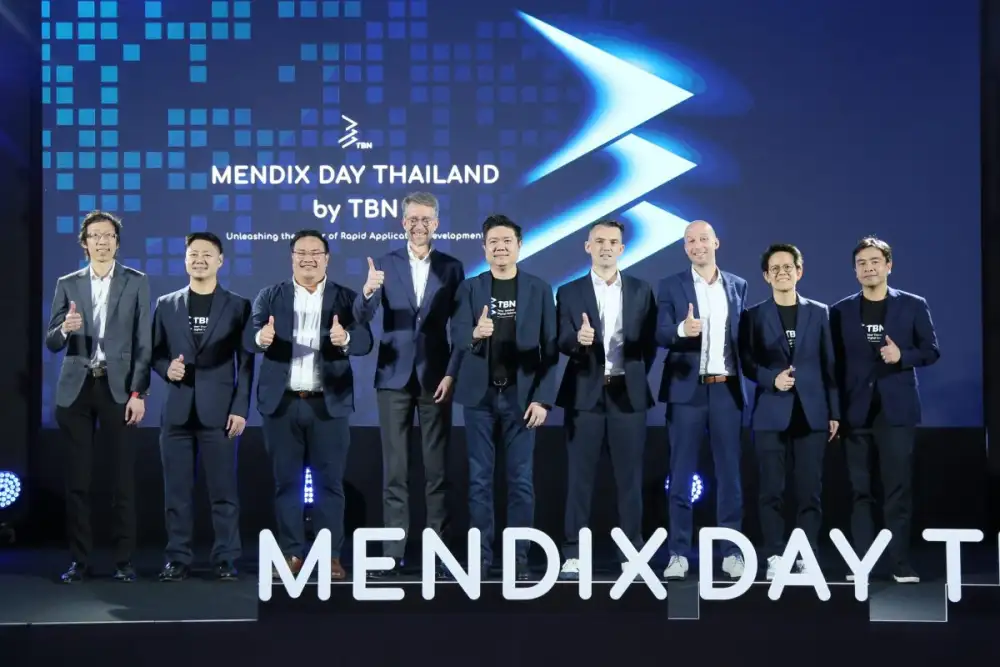 TBN ควงแขน Mendix เปิดงาน